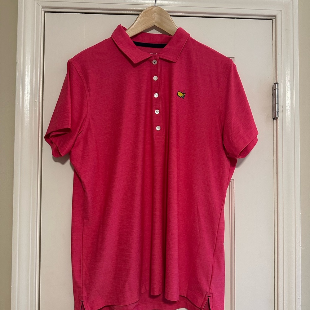 Like New Masters Golf Shirt Ladies Womens Pink XL Magnolia Lane Augusta National